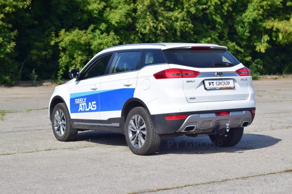Фаркоп Geely Atlas с 2018 - съемный квадрат — изображение 4