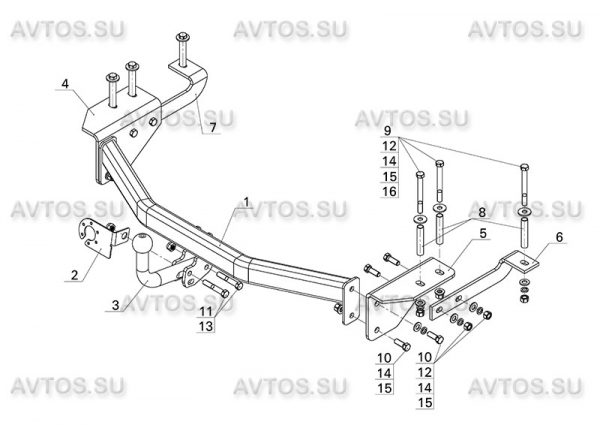 ТСУ TOYOTA ALPHARD (2008-2014) — изображение 2